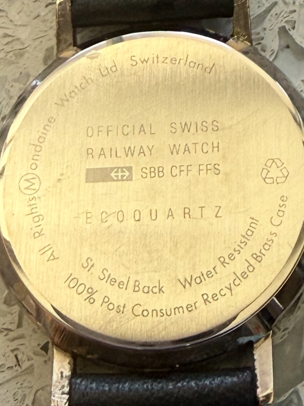 Mondaine Swiss Railway Watch with Red Seconds - Picture 10 of 12